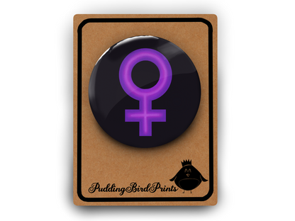 Female Symbol Sign Feminist Badge