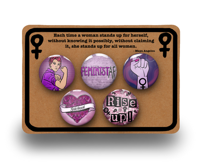 Feminist Pin Badges