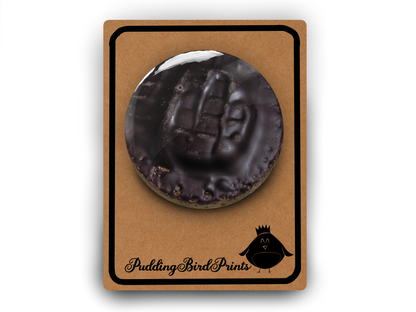 Jaffa Cake Badge Button Pin