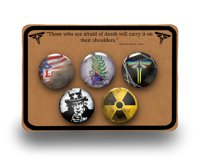 The Last of Us Pin Badge Buttons