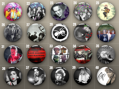 Band Pin Badges