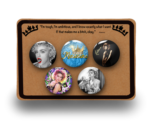 Madonna Badge Pin Button Pack