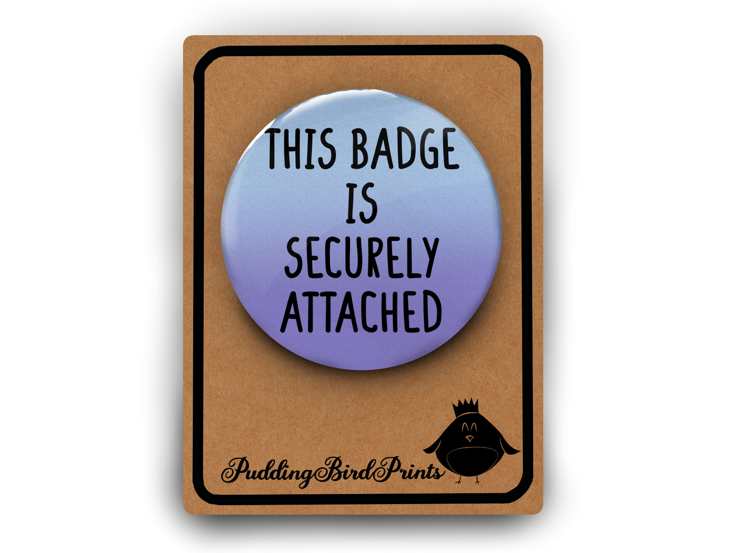 Attachment Theory Psychology Funny Badge Button Pin